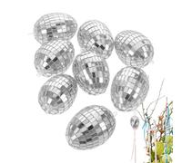 Small Spring Ornaments - Versatile Decorative Pieces, Eight Piece Egg Inspired Layout, Charming Holiday Elegance + Celebration Visual Tech, Sturdy Holiday Accessory Set | per Pasqua e primavera