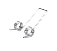 small springs,2Pcs Garbage Can Adjustable Wire Diameter 1mm Double Torsion Spring Stainless Steel