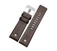 Small Store, cinturino da uomo con rivetti in metallo, cinturino in pelle Diesel compatibile con DZ7257 DZ4343 DZ4459 DZ7311 4318 24 mm 26 mm 28 mm 30 mm 32 mm, 28mm, Pelle, Agata