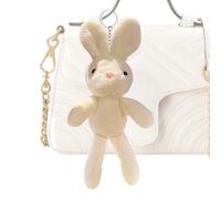 Small Stuffed Animals, Backpack Charm For Mom, Daughter And Girlfriend | Buunny Keychain Portable Cute Soft Bunny | Bunny Keychain, Portable Soft Plush Keychaiin Rabbit Stuffed Animal,