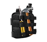 Small Tool Belt Pouch, Storage Belt Bag Tool, 26.5/21.9/4in, Multi Function Portatile, Classified Organizer Design, Electrician Tool Pouch for Construction Workers (Black)