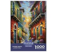 Small Town Streets And Alleys Puzzle Impossible 1000 Pezzi Interesting Decorazione Per La Casa. Giochi Rilassamento E Intelligence Per Adulti E Ragazzi Da 14 Anni 70x50cm/1000pcs