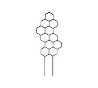 Small Trellis For Potted Plants, 2-Piece Ivy Support Frame | 14.96x5.91 In Climbing Vines Trellis For Gardeners, Home, Apartment, Living Room, Balcony, Porch, Patio, Backyard Plant Care