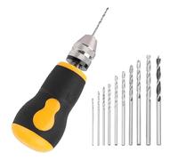 Small Twist Drill - Manual Rotary Hand Drill Tool, Multifunctional Portable Mini Hand Drills for Jewelry Making, Polishing, Engraving Miniature, Craft Precision Work Tool