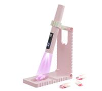 Small UV Nail Light, Fingernail Curing Dryer, USB Rechargeable Lamp, LCD Display with Two Timer, for Manicure, Pedicure, Salon Studio, Travel, Road Trip, Camping, Airplane