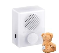 Small Voice Recorder, Plush Toy Button, 2.36x1.97x1.02 Inches Battery Operated Voices, 360 Seconds Voice Message Sound Box for Stuffed Bear Toys Pillow, Easy Playback and Recording Use