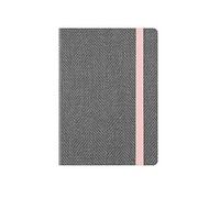 SMALL WEEKLY DIARY WITH NOTEBOOK 18 MONTH 2019/2020 - GREY TWEED
