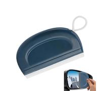 Small Window Squeegee - All-Purpose Cleaning Non-Scratch Streak-Free | Mini Mirror Squeegee Glass Cleaner | for Windshield Door Sink Counter Home Kitchen Bathroom Car Dorm Outdoor