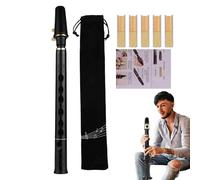 Small Woodwind Sax, Travel Sassofono Tool, Portable Sax Instrument, Compact Wind Instruments, 1.38 x 14.57 Inches, Ideal for Practice at Home, on Stage, or Outdoors