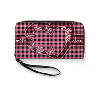 Smallduuck Personalizzato Grandmas Little Sweethearts Portafoglio con 1-15 Nome Personalizzato PU Pelle Nonna Portafoglio Lungo, Portafogli Mamma-6, 19.7 * 10.5cm