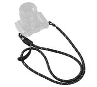 SMALLIRG Tracolla per Fotocamera, Tracolla Regolabile Intrecciata con Anello di Tenuta e Cuscinetto in Pelle per Fotocamera DSLR o Mirrorless, Nero - 4882