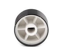 smallJUN 2Pcs 25X13Mm ASSE D Potenziometro rotativo Manopola Controllo del Volume dell'encoder per Amplificatore per Altoparlanti Audio HiFi Manopola a metà ASSE in Alluminio Nero