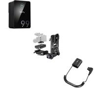 SMALLRIG 100 W Mini Batteria V Mount VB99 Pro+V-Mount Battery Plate 4064B+ D-Tap a Batteria Fittizia 4253B