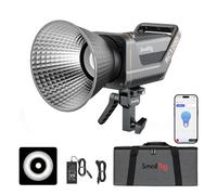 SMALLRIG 120W COB Video Light, Daylight Continuous Output Light 62600Lux con 9 Effetti di Luce, CRI 95+ Luce Bowens Mount con 2 Metodi di Alimentazione Controllo App SmallGoGo, RC 120D - 3612