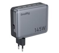 SMALLRIG 145W USB-C Charger, 4-Port PD3.1 GaN Fast Pieghevole Charger per MacBook Pro/Air PPS Wall Charger Power Adapter per iPad, V-Mount Battery, Laptop, Fotocamera - 4748