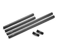 SMALLRIG 15mm Rail Rods(15mm Asta) per Camera Rig Combinazione di 8 Pollici (20 cm) Rods, 10 Pollici (30 cm) Rods e Connettore per Asta - 1659