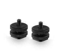 SmallRig 1631 Adattatore Cold Shoe con filettatura da 3/8" a 1/4" 2 pezzi