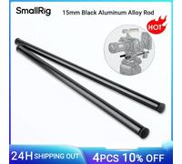 SmallRig 1054 2pcs 15mm nero in lega di alluminio Rod (M12-40cm) 16"