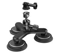 SmallRig 4468 Kit di supporto a ventosa magnetica tripla per fotocamere d'azione