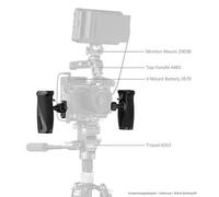 SmallRig 5160 Impugnatura laterale girevole con morsetto NATO