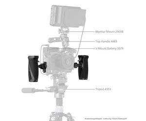 SmallRig 5160 Impugnatura laterale girevole con morsetto NATO