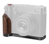 SmallRig 5266 Piastra di montaggio a forma di L con impugnatura in legno per Fujifilm GFX100RF (nero)