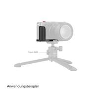 SmallRig 5448 Piastra di montaggio a L con impugnatura in silicone per Fujifilm X-E5 nero