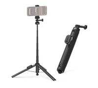 SMALLRIG 59" Selfie Stick Treppiede con Telecomando - 5464 | Estensibile per DJI Action 5 Pro/Pocket 3, per Insta360 X5/X4, per GoPro 13/12/11, per iPhone 17/16, Android