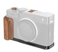 SmallRig 5985 L-Shaped Attacco Piastra con Wooden Handle per FUJIFILM X-E5, Rosewood / Nero