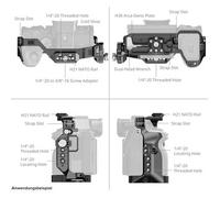 SmallRig 6028 Kit gabbia Hawke avanzata per Sony Alpha 7 V / 7R V / 7 IV