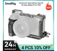 SmallRig A7C II / A7CR Kit gabbia a sgancio rapido “HawkLock” con maniglia in silicone per Sony Alpha 7C II/7CR per DJI RS4 Pro 5198