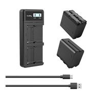 SmallRig 3823 NP F970 Kit 2 batterie e caricabatteria