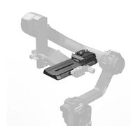 SMALLRIG Adattatore per Piastra a Sgancio Rapido per Manfrotto per DJI RS 2 / RSC 2 / RS3 / RS 3 Pro/RS 4 / RS 4 Pro, con Piastra a Sgancio Rapido per Arca-Swiss, HawkLock H38 - 4638
