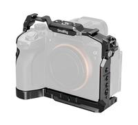 SmallRig Alpha 7V HawkLock gabbia a sgancio rapido per Sony Alpha 7 V / 7R V / 7 IV, piastra a sgancio rapido integrata per Arca & NATO Rail & QD Socket & Cold Shoe, compatibile con stabilizzatore DJI