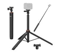 SMALLRIG Asta Selfie 150cm Treppiede per Action Camera - 6363 | Adattatore bidirezionale QR per Osmo Action 6/Nano, supporto 2 punte, vite 1/4"-20 per Insta360