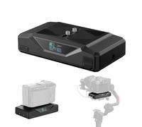 SMALLRIG Base CB75 73,8Wh 5000mAh con vite da 1/4"-20-4826 | Vite 1/4"-20, doppio D, ricarica 65W, 5 porte, batteria base portatile per fotocamera