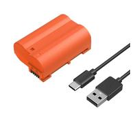SMALLRIG Batteria EN-EL15C 2400mAh USB-C per Nikon Z8/Z7-4966 | Batteria per Nikon EN-EL15C 2400mAh Z8/Z7/Z6, Arancia, D7500, Z6II, D850, D810, D780