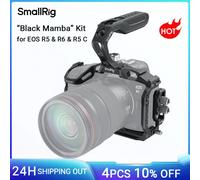 SmallRig Black Mamba EOS R5C RCamera Cage con morsetto per cavo e kit maniglia superiore per fotocamera Canon EOS R5 e R5C e R6 3233/3234