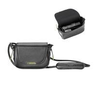 SMALLRIG Borsa per fotocamera compatta, borsa a tracolla con supporto a tracolla, custodia magnetica in pelle PU per Ricoh GR Series, per fotografi (nero) - 5673
