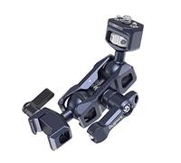 SMALLRIG Braccio Magico con Doppia Testa a Sfera con Vite da 1/4"-20 e Morsetto NATO, Carico Massimo 13,23 Libbre/6 kg, Solo 91 g, Realizzato in Lega di Alluminio e Acciaio Inossidabile - 3875