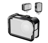 SMALLRIG Cage per DJI Osmo Action 6 con Interfacce Espansione - 5888 | 1/4"-20 Threaded Hole, Quick Release, Aluminum Action Camera Cage for per DJI Action 6, Cold Shoe