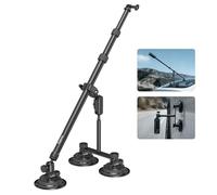 SMALLRIG Car Mount for Insta360 X5/X4/X3, for DJI OSMO 360 Camera, for GoPro, Triple Suction Cup Mount Kit with 120cm/47.2" Invisible Telescopic Selfie Stick, Ball Head, Magic Arm Clamp, Adapter -5843