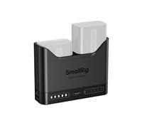 SMALLRIG Caricabatterie NP-FW50 per Sony, caricabatteria doppio slot da 2 ore con porta USB-C da 11 W, per Sony A6000 A6100 A6300 A6400 ZV-E10 A7 A7S A7R A7SII A7RII A5000 A5100 ILCE-QX1-5493
