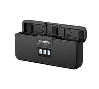 SMALLRIG Caricabatterie per GoPro 3 Canali PD27W TFT - 5418 | pulsante di sblocco pop-up per accessori per GoPro, Caricabatteria per GoPro Hero 12/11/10/9, 4 slot per schede SD