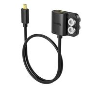 SMALLRIG Cavo Dati Ultra Sottile 4K 60Hz, Adattatore da Micro HDMI a HDMI Standard con Due Viti da 1/4"-20 per Gabbia per Fotocamera/Staffa a L, per Sony A7R IV A7III per Fujifilm X-T3-6125