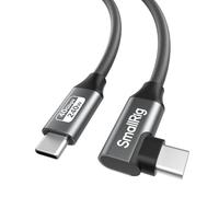 SMALLRIG Cavo dati USB-C (dritto ad angolo, 60 cm (40 Gbps + 240 W + 8 K) 5076