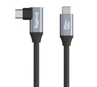 SMALLRIG Cavo USB-C 20Gbps 35cm Angolato PD100W - 4790 | Trasferimento Dati ad Alta Velocità da 20 Gbps, Supporto Ricarica Rapida PD da 100 W, Cavo Dati USB C a USB C da 1