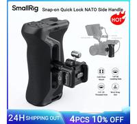 SmallRig Chiusura rapida a scatto Maniglia laterale NATO su/giù regolabile per piastra gabbia per fotocamera DSLR con foro per cinturino da polso per scarpa fredda 4017