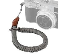 SMALLRIG Cinturino Polso Intrecciato Grigio - 5055 | Cinturino di Sicurezza Regolabile Compatibile, Cinturino Universale Intrecciato perFotocamera, DSLR o Fotocamera Mirrorless