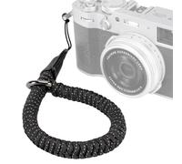 SMALLRIG Cinturino Polso Intrecciato Nero - 4881 | Cinturino di Sicurezza Regolabile Compatibile, Cinturino Universale Intrecciato perFotocamera, DSLR o Fotocamera Mirrorless